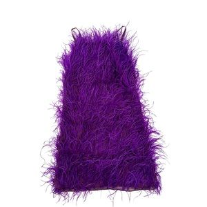 Purple Feather Dress
